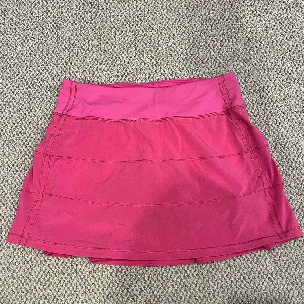 Hot Pink Lululemon size 4 pace rival skort